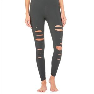 Alo Leggings - High Waist Ripped Warrior